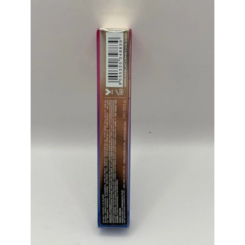 Nabla Shine Theory Lip Gloss Renaissance Shimmer Gold Nude 3ml‎ Vegan New in Box